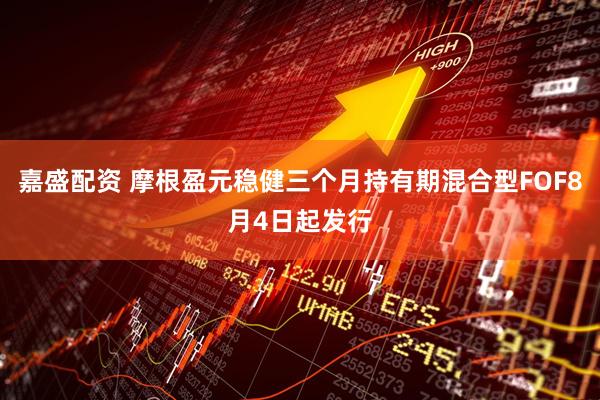 嘉盛配资 摩根盈元稳健三个月持有期混合型FOF8月4日起发行