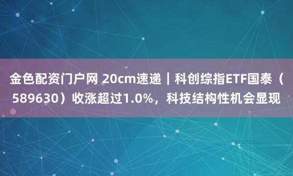 金色配资门户网 20cm速递｜科创综指ETF国泰（589630）收涨超过1.0%，科技结构性机会显现