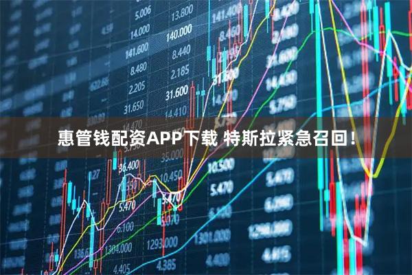 惠管钱配资APP下载 特斯拉紧急召回！